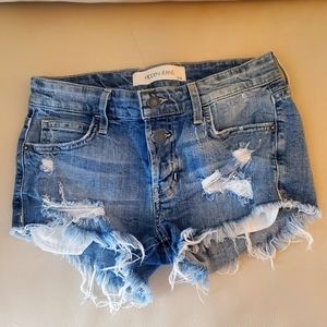 Hidden Jeans Distressed Shorts